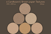 Cardboard / brown paper textures