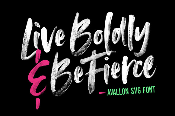 Avallon OpenType-SVG Font in Display Fonts - product preview 1