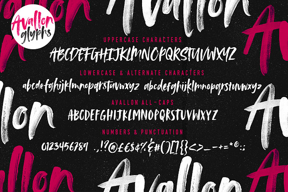 Avallon OpenType-SVG Font in Display Fonts - product preview 6