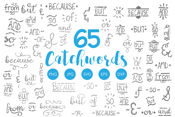Ampersand and Catchword Bundle