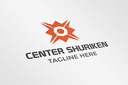 Center Shuriken Logo Template
