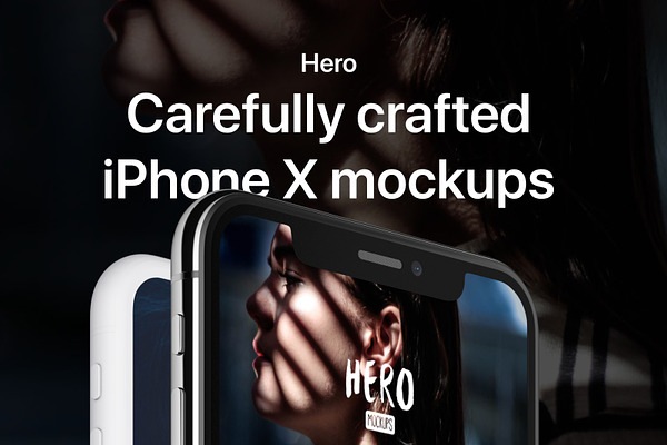 HERO iPhone X Mockups
