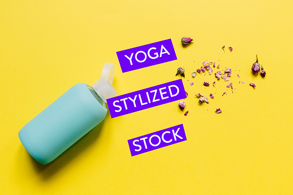 Yellow Yoga Styled Stock Collection 
