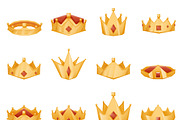Polygonal royal crown