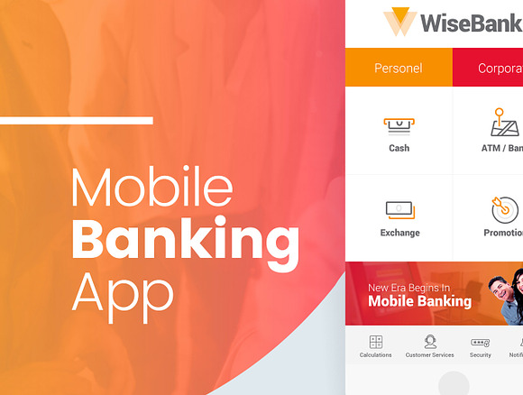 WiseBank iOS UI Kit in UI Kits and Libraries - product preview 5