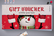 Christmas Gift Voucher with 3 Styles