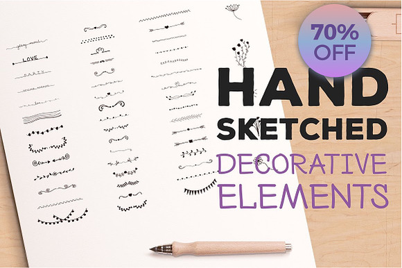 Hand Sketched Elements in Illustrations - product preview 5
