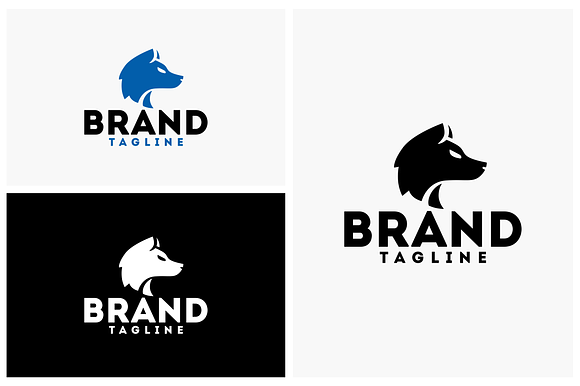 Wolf Logo Template in Logo Templates - product preview 1