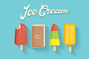 retro ice cream template