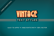 3D Vintage Graphic Style Pack