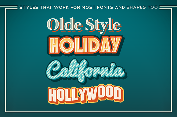 3D Vintage Graphic Style Pack in Add-Ons - product preview 3