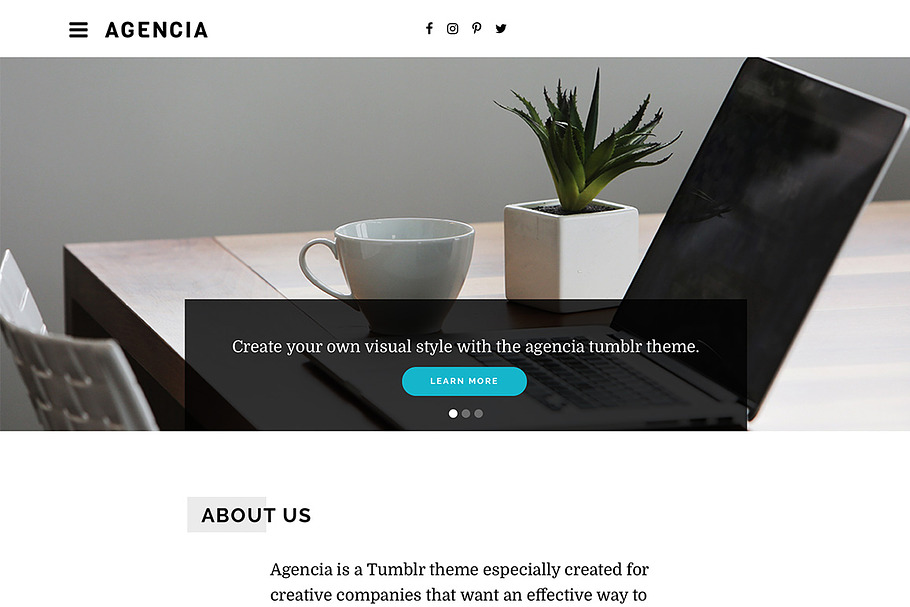 Agencia Tumblr Theme in Tumblr Themes - product preview 8