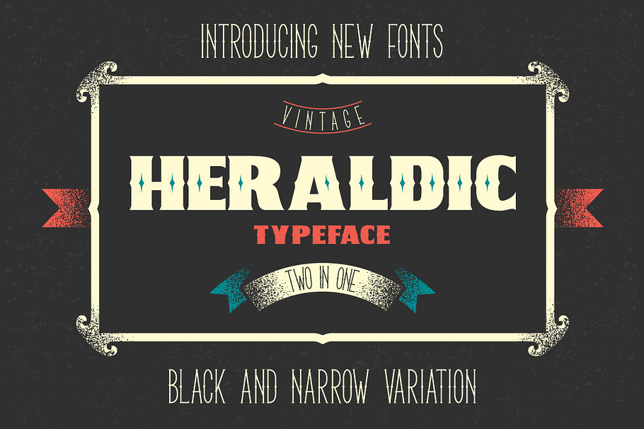 Two heraldic fonts in Display Fonts - product preview 8