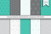 Ornament creative seamless patterns