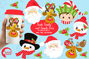Santa and friends graphics, AMB-197