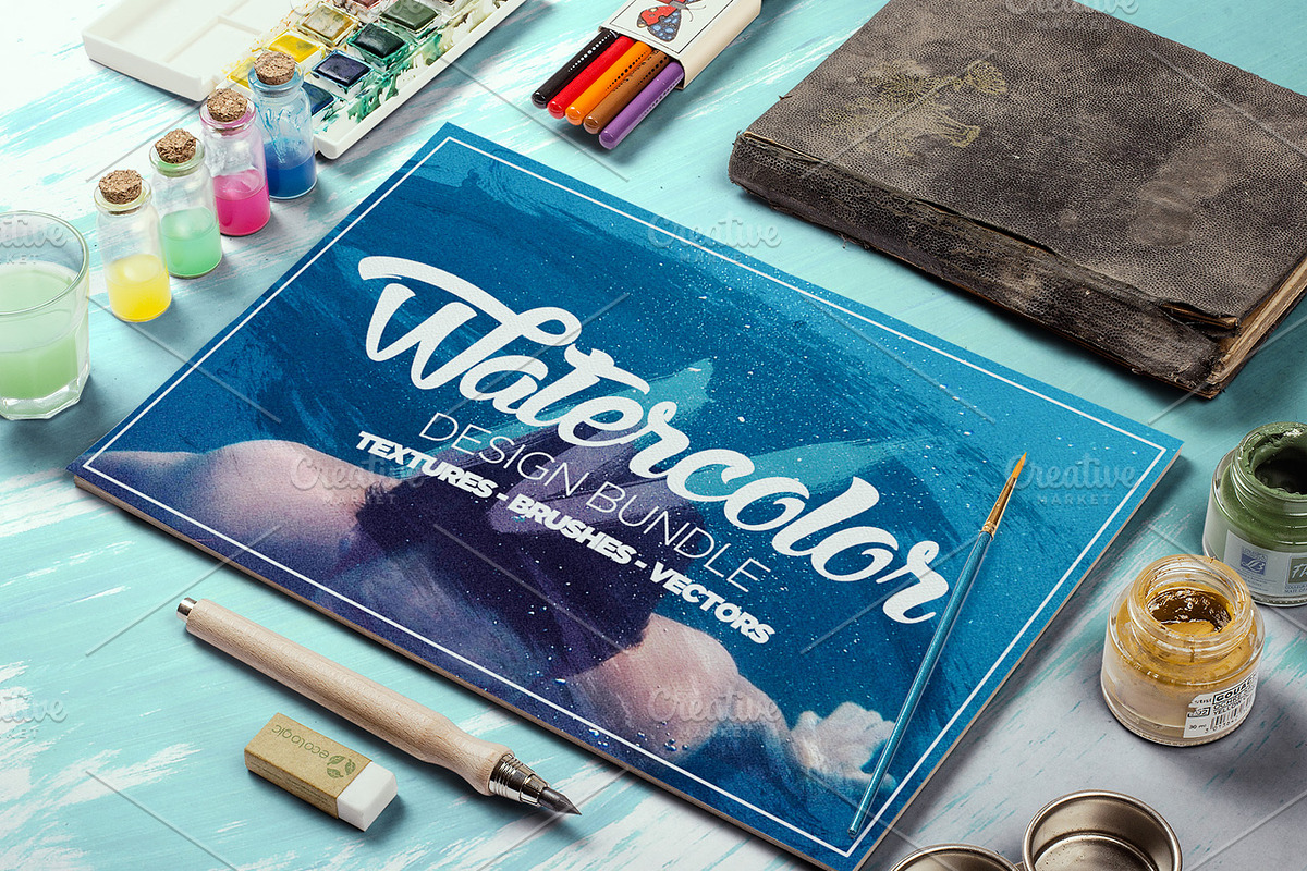 Watercolor Design Bundle in Illustrations - product preview 8