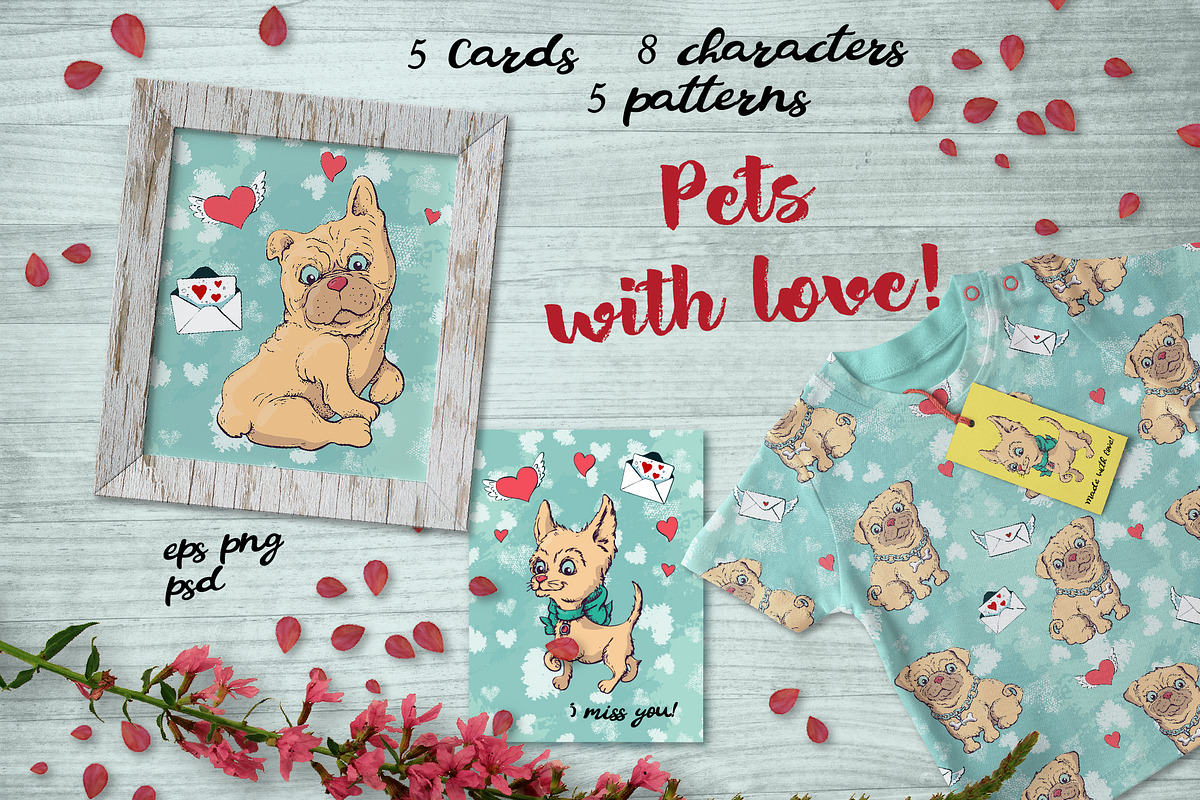 Pets with love! in Illustrations - product preview 8