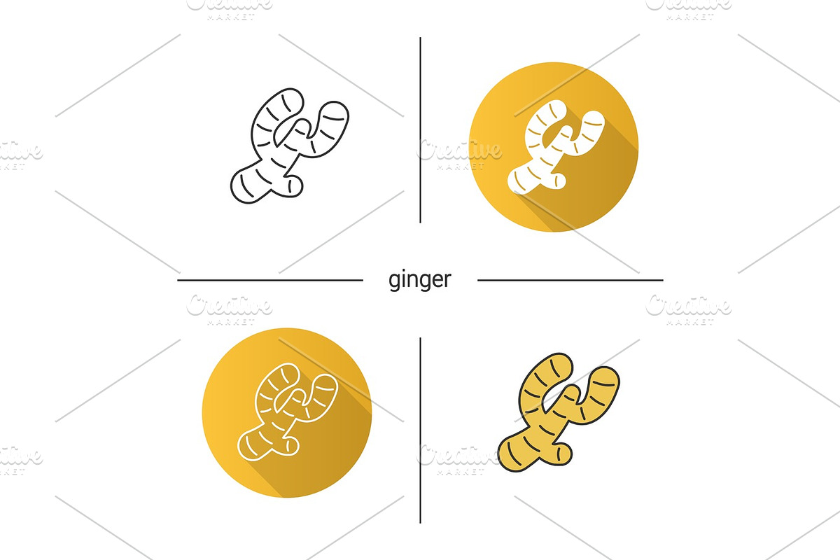 Ginger root icon in Graphics - product preview 8