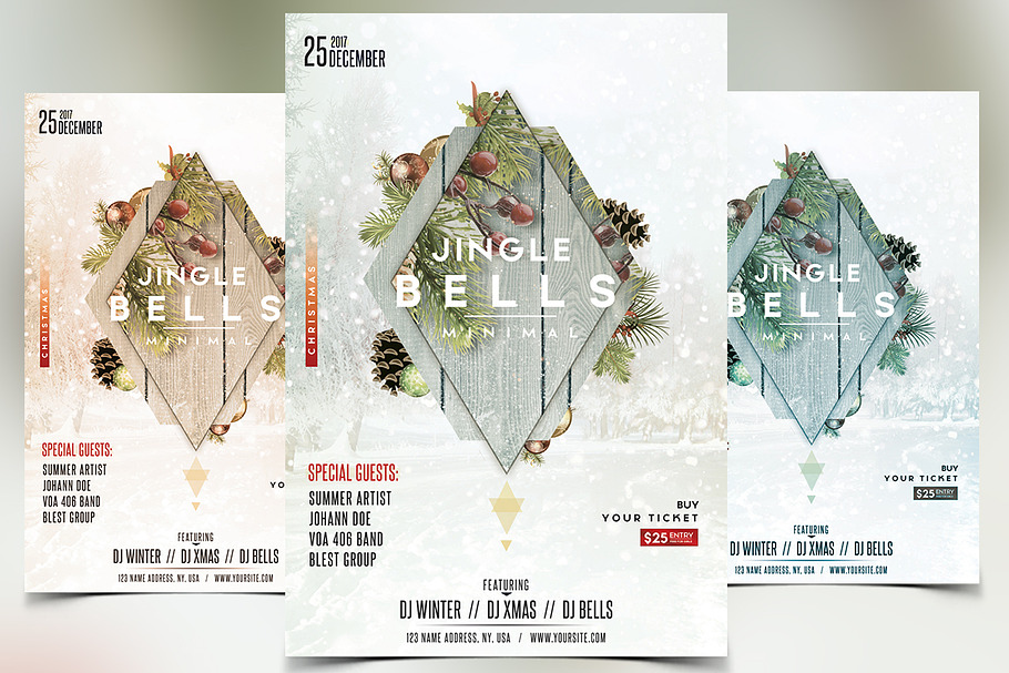 Jingle Bells - Christmas PSD Flyer