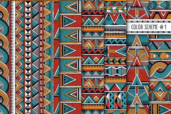 Tribal patterns collection in Patterns - product preview 3