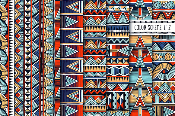 Tribal patterns collection in Patterns - product preview 4