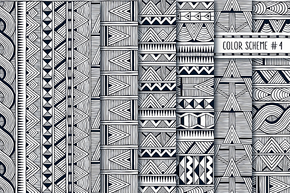 Tribal patterns collection in Patterns - product preview 6