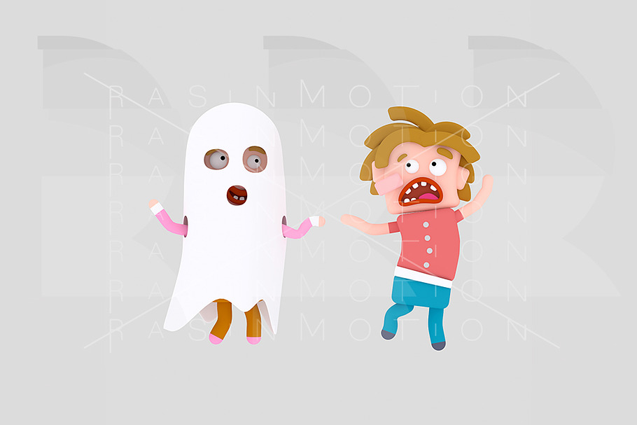 Ghost fancy dress custome in Illustrations - product preview 8