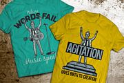 Agitation T-shirts And Poster Labels