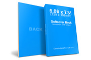 Softcover Book Mockup -129 x 198mm