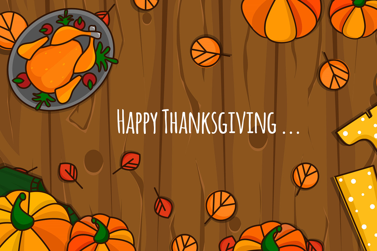 Happy Thanksgiving day Big set! in Illustrations - product preview 8