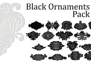 Black Ornaments Pack
