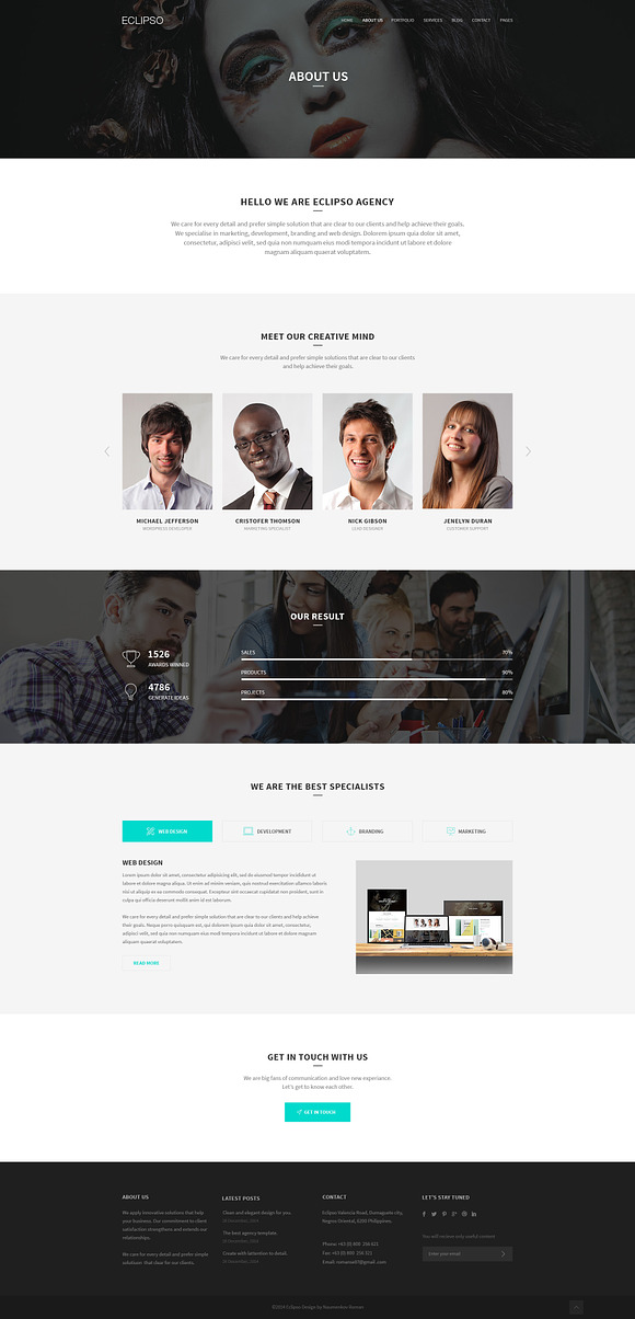 Eclipso - Creative Agency in Website Templates - product preview 1