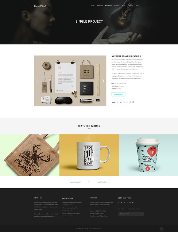Eclipso - Creative Agency in Website Templates - product preview 3