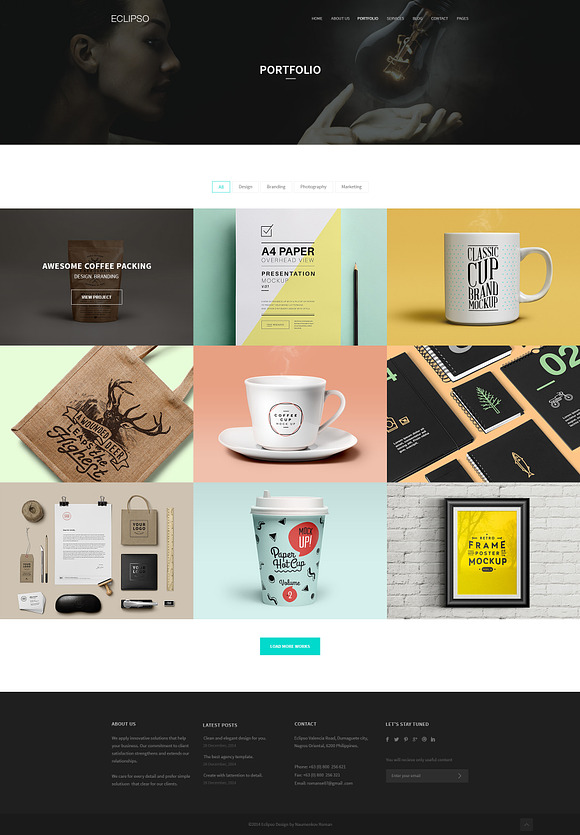 Eclipso - Creative Agency in Website Templates - product preview 4