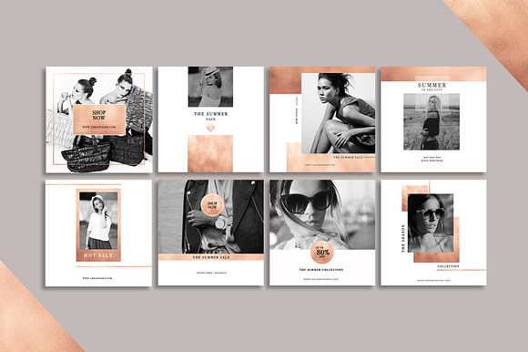 Rustic Instagram Posts + Free File in Instagram Templates - product preview 2