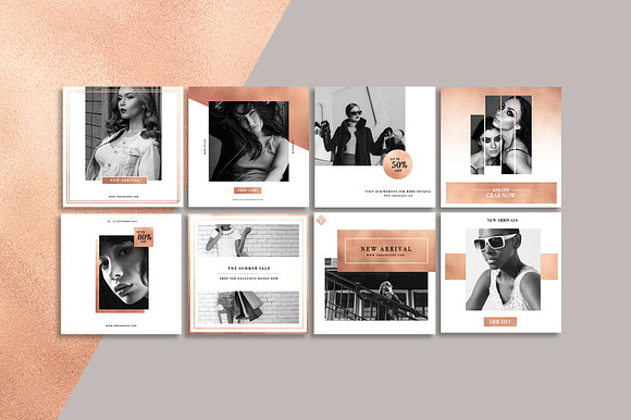 Rustic Instagram Posts + Free File in Instagram Templates - product preview 3