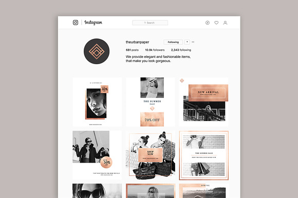 Rustic Instagram Posts + Free File in Instagram Templates - product preview 4