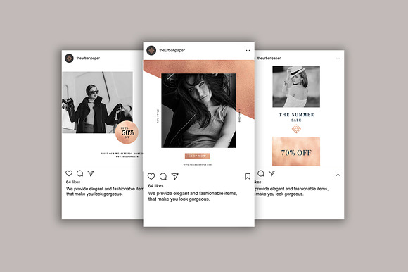 Rustic Instagram Posts + Free File in Instagram Templates - product preview 5