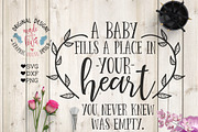 A baby fills a space in your heart
