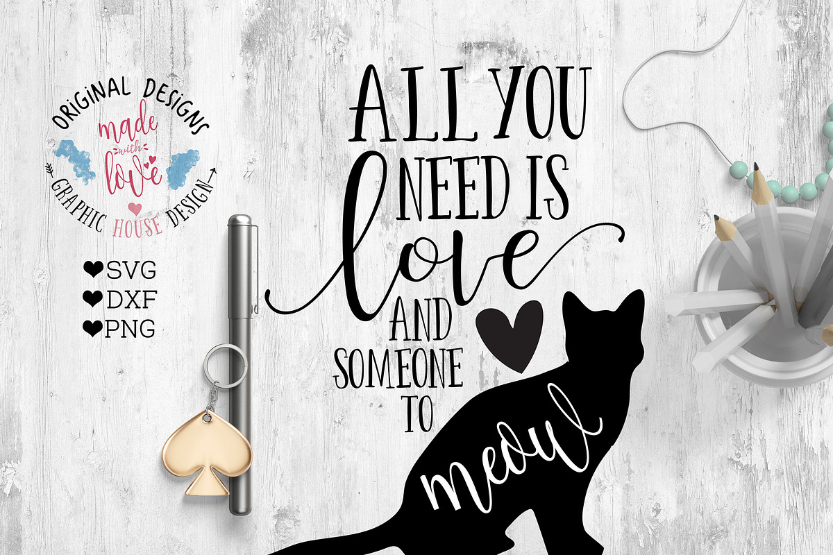 All you Need is Love Cutting File in Objects - product preview 8