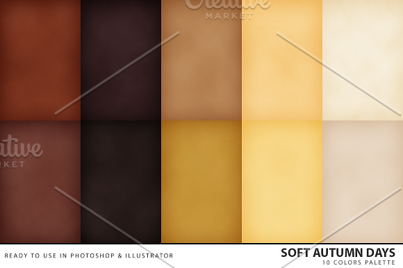 Autumn Palettes in Photoshop Color Palettes - product preview 2