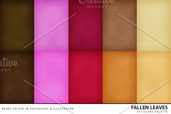 Autumn Palettes in Photoshop Color Palettes - product preview 3