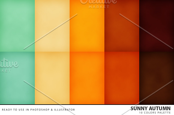 Autumn Palettes in Photoshop Color Palettes - product preview 5