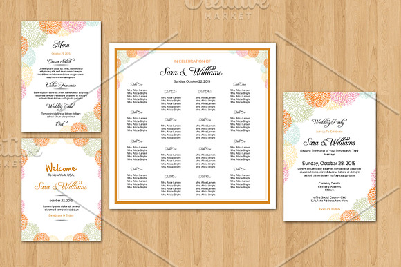 Wedding Invitation Suite in Wedding Templates - product preview 1