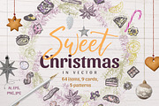 Sweet Christmas - vector set