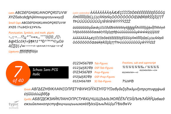 SchussSansPCGIta No.07 (1 Font) in Sans-Serif Fonts - product preview 2