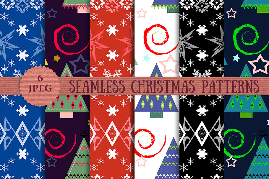 CHRISTMAS seamless patterns pack
