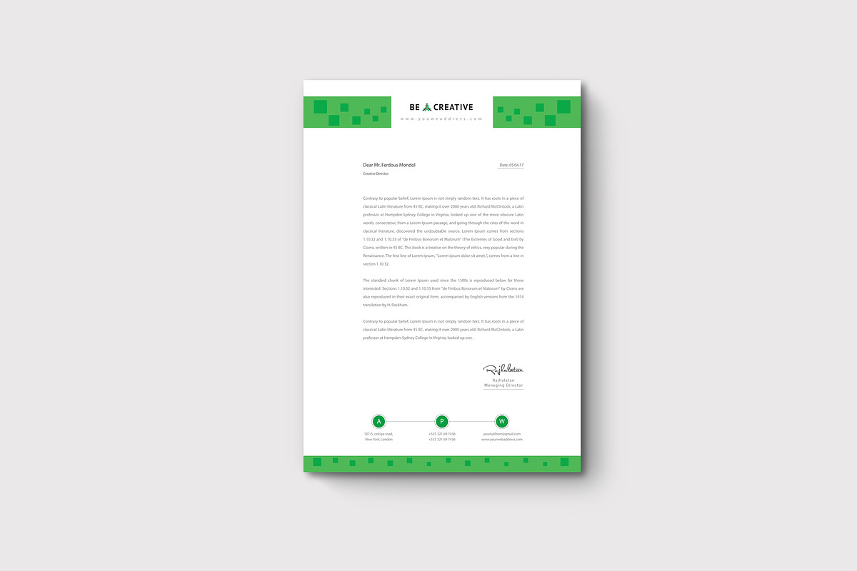 Letter Head in Stationery Templates - product preview 8