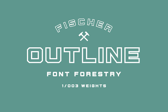 Fischer - An Industrial Typeface in Display Fonts - product preview 4