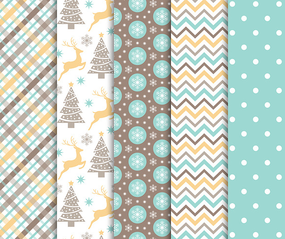 Christmas Digital Papers in Patterns - product preview 1
